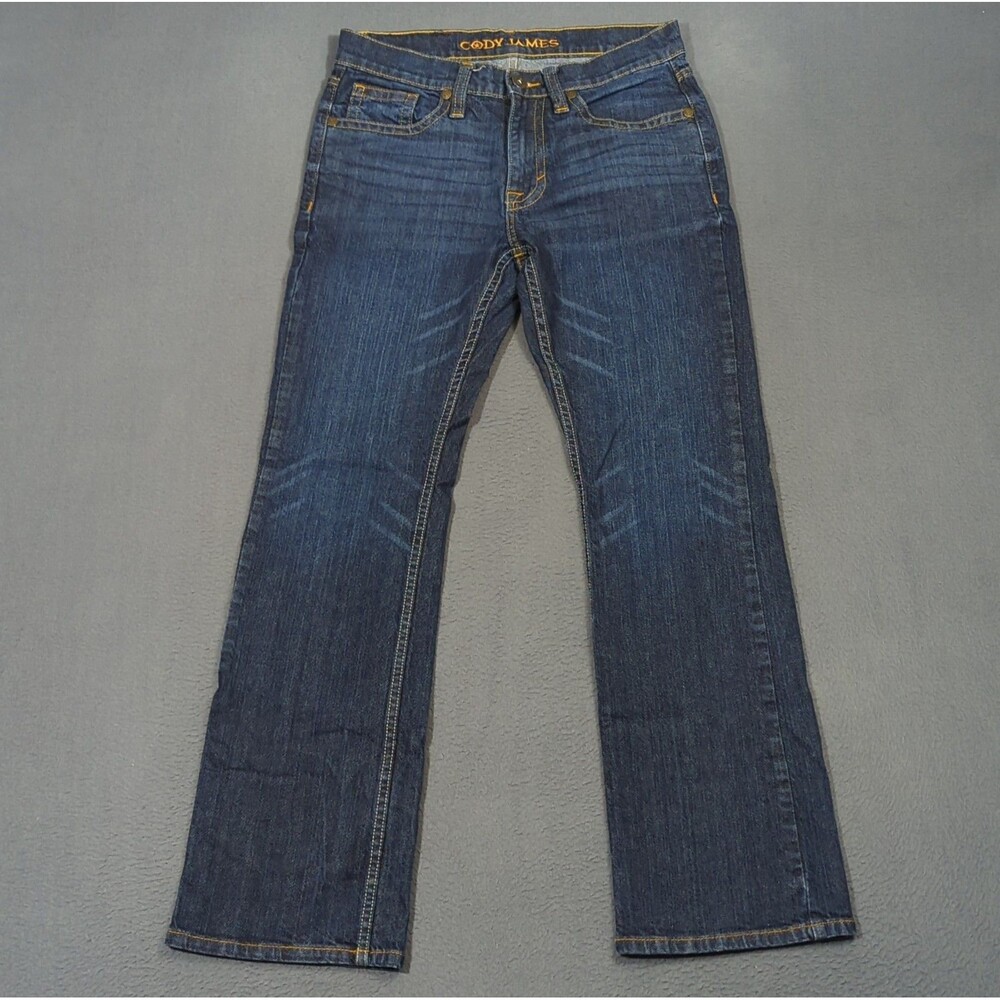 Cody James Jeans Men's 30x32 Fits 31x30 Blue Night Hawk Wash Wyatt Slim Bootcut